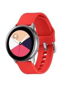 OEM Silikon-Smartwatch-Armband 20 mm Universal, Rot (20 mm, Silikon), Uhrenarmband, Rot