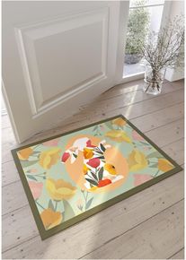 bonprix Preș de intrare cu motiv de Paște, multicolor, 38/59 cm