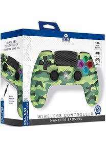 Freaks and Geeks Green Camo Wireless Controller (Playstation Classic), Gaming Controller, Gr&uuml;n