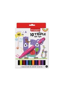 Bruynzeel - Kids Triple Felt-tip Pens 10 pcs.