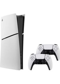 Sony PlayStation 5 Slim Digital Edition Bundle, Spielkonsole, Schwarz, Weiss