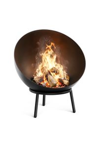 Klarstein Fireball n&iacute;zka ohniskov&aacute; misa | odoln&aacute; proti kor&oacute;zii | stabiln&aacute; | robustn&aacute; | 66 cm | čierna