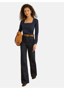 Love & Roses Kvinnor Blus m&ouml;rkbl&aring; Storlek S