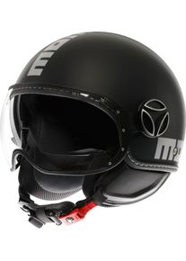 Momo Design Momodesign FGTR Evo Mono S26, open face helmet , color: Matt Black/Silver , size: XL
