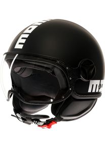 Momo Design Momodesign FGTR Classic Mono S26, integraalhelm , kleur: Mat Zwart/Wit , maat: XS