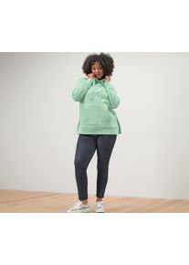 Tchibo - Długa bluza z kapturem - dla pań - rozmiar XL 48/50 - kolor: zielony