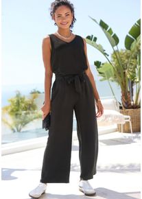 Vivance Dames Comfortbroek in zwart ,maat 42, Witt, 100% Polyester