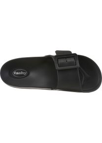 Fashy Damen Badepantolette mit verstellbarem Riemen schwarz Gr&ouml;&szlig;e 40