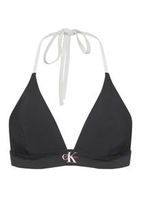 Calvin Klein Graphip Monogram Bikini Oberteil Damen - Gr&ouml;&szlig;e L - schwarz