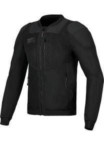 Alpinestars Troop-Air Pro, textile jacket , color: Black/Black , size: M