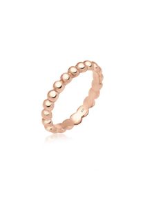 Elli Silberring &raquo;Ring Stacking Ring K&uuml;gelchen 925 Silber&laquo; rosa, Gr&ouml;&szlig;e 56