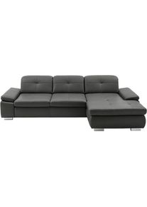 Die PlanBar Ecksofa &raquo;PN-IN16012 L-Form, Breite 309 cm&laquo; inkl. Sitztiefenverstellung, optional mit Kopfteilverstellung