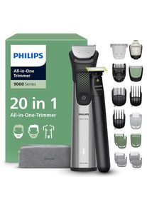 Philips Multifunktionstrimmer &raquo;Series 9000 MG9557/15&laquo; 20 Aufs&auml;tze 20-in-1-Trimmer f&uuml;r Gesicht, K&ouml;rper und Kopfhaare