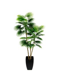I.GE.A. Kunstbaum &raquo;F&auml;cherpalme&laquo; Im konischen Topf