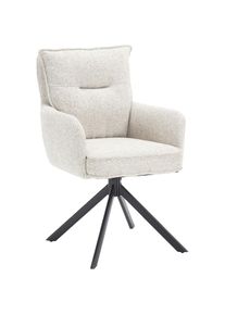 Salesfever Esszimmerstuhl &raquo;Austin - Armlehnstuhl mit hochwertiger Taschenfederkern-Polsterung&laquo; () 1 Stk.Esszimmersessel: 360&deg; Drehfunktion mit 