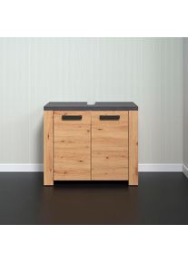 Welltime Waschbeckenunterschrank &raquo;Ambres&laquo; Waschbeckenunterschrank mit 2 T&uuml;ren - (B/T/H) 79/35/67 cm