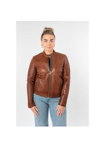 Mauritius Lederjacke &raquo;MWKawira&laquo; mit Stehkragen