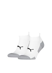 Sneakersocken Puma "Puma UNISEX SPORT CUSHIONED SNEAKER 2P", Damen, Gr. 43-46, wei&szlig;, Materialmix, normal, Socken Sneakersocken, Gepolsterte Sohle, niedriger Schnitt
