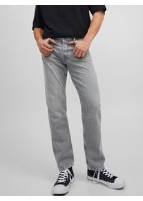Jack & Jones PlusSize Loose-fit-Jeans "JJICHRIS JJORIGNIAL MF 912 NOOS PLS", Herren, Gr. 40, L&auml;nge 32, grau (grau denim), Denim/Jeans, Obermaterial: 100% Baumwolle, JACK & JONES PLUSSIZE, Abriebeffekte, unifarben, loose fit kn&ouml;chellang, Jeans Loose-fit-Jeans
