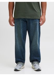 Jack & Jones PlusSize Loose-fit-Jeans "JJICHRIS JJORIGNIAL MF 912 NOOS PLS", Herren, Gr. 46, L&auml;nge 32, blau (blau denim), Denim/Jeans, Obermaterial: 100% Baumwolle, JACK & JONES PLUSSIZE, unifarben, loose fit kn&ouml;chellang, Jeans Loose-fit-Jeans