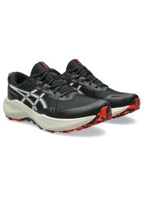 Trailrunningschuh asics "GEL-VENTURE 11", Herren, Gr. 42, schwarz, light dust, Synthetik, Schuhe Trailrunningschuh, mit profiliertem Gummi-Laufsohlenprofil, mit AMPLIFOAM PLUS D&auml;mpfung