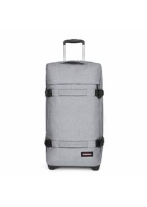 Weichgep&auml;ck-Trolley Eastpak "TRANSIT'R M", M&auml;dchen, Gr. B/H/T: 35,5cm x 67cm x 30cm 78 l, grau (sunday grau), Polyester, unifarben, Basic, Koffer Weichgep&auml;ck-Trolley, Reisegep&auml;ck Aufgabegep&auml;ck Reisekoffer mit TSA Schloss Reisetasche