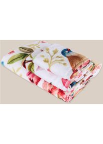 Duschtuch Egeria "Birdy", bunt (wei&szlig;), B:76cm L:152cm, Frottier, Baumwolle, Handt&uuml;cher, Duschtuch, 76x152 cm