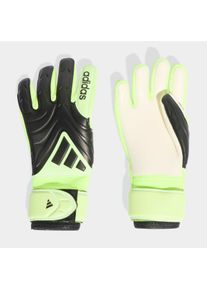 Torwarthandschuhe adidas Performance "COPA LEAGUE KIDS", Gr. 6, schwarz (schwarz, schwarz, lucid lemon), Kunstfaser, Handschuhe Torwarthandschuhe