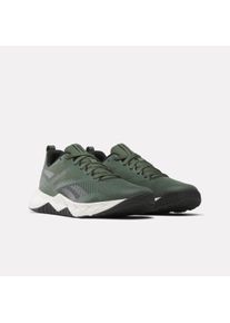 Trainingsschuh Reebok "NFX TRAINER", Herren, Gr. 45, gr&uuml;n (grit gr&uuml;n, schwarz, chalk), Synthetik, Textil, Schuhe Trainingsschuh