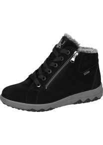 Waldl&auml;ufer Winterboots WALDL&Auml;UFER "H-TERESA", Damen, Gr. 7,5 (41), schwarz, Nubukleder, unifarben, Schuhe Winterboots, Schn&uuml;rboots, mit beidseitigem Rei&szlig;verschluss, in Bequemweite G