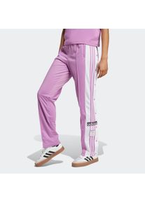Sporthose adidas originals "ADIBREAK", Damen, Gr. S, N-Gr, lila (preloved lila, normal, gr.), Obermaterial: 100% Polyester, Hosen Sporthose, lockerer Schnitt, mit Seitentaschen, aus weichem Trikotmaterial