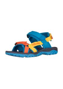 Sandale Trollkids "Kids Oslofjord Sandal", M&auml;dchen, Gr. 29, bunt (dynamic blau, bright orange, gelb), Synthetik, Schuhe Sandale