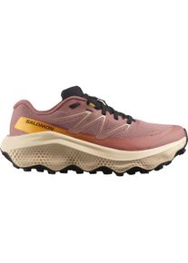 Laufschuh Salomon "ULTRA FLOW 2 GORE-TEX W", Damen, Gr. 38,5, burlwood, tender peach, warm apricot, Synthetik, Textil, Schuhe Laufschuh, wasserdicht, Topseller