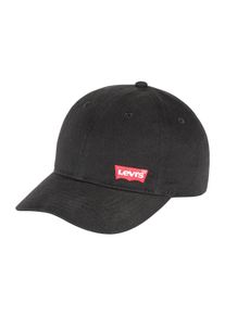 Baseball Cap LEVI'S KIDS "RICHMOND BATWING CURVE BRIM", Jungen, Gr. - (110/164), schwarz, Baumwolle, Caps Baseball Cap, UNISEX