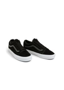 Sneaker Vans "Old Skool", Damen, Gr. 42,5, blk, pig suede schwarz, Leder, Schuhe Sneaker, unisex