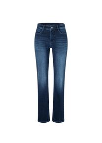 Stretch-Jeans MAC "Dream", Damen, Gr. 38, L&auml;nge 30, blau (chic dunkelblau), Denim/Jeans, Obermaterial: 84% Baumwolle, 13% Polyester, 3% Elasthan, eng normal, Jeans Stretch-Jeans, mit Stretch f&uuml;r den perfekten Sitz