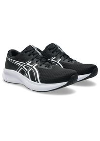 Laufschuh asics "PATRIOT 14", Herren, Gr. 42, schwarz-wei&szlig; (schwarz, wei&szlig;), Textil, Schuhe Laufschuh, atmungsaktives Mesh-Obermaterial, Energiegeladene Mittelsohle