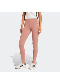adidas Sportswear Leggings &raquo;ESSENTIALS LINEAR COTTON&laquo; aus Baumwollmaterial mit Stretchanteil, hoher Bund, ohne Verschluss rosa, Gr&ouml;&szlig;e XL