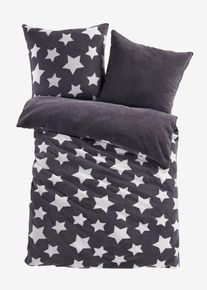 P&aring;slakanset Cashmere Touch - gr&aring; - storlek 135x200 cm - bonprix