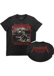 Rokker Rokkallica, t-shirt , cor: Preto/Vermelho/Cinzento , tamanho: L