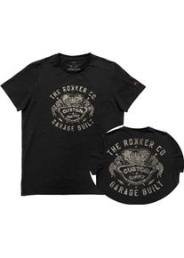 Rokker Built, t-shirt , cor: Preto/Cinzento , tamanho: XL