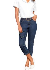 Dames 5-pocketjeans met stretch blue-stonewashed Maat 42