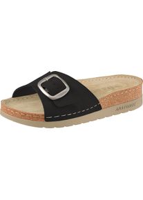 Dames Slipper met zachte voering zwart Maat 36