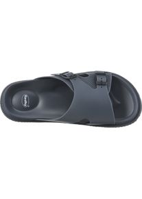 Fashy Damen Badepantolette weich gepolstert anthrazit Gr&ouml;&szlig;e 40/41