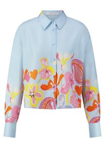 HERZENS - Bluse, blau, Gr. 38, Seide