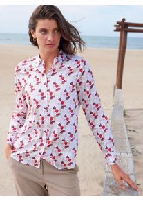 Eterna - Bluse mit 1/1-Arm, weiss, Gr. 42, Baumwolle