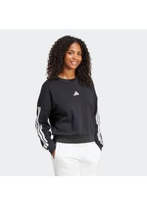 adidas Sportswear, Damen, Sweatshirt &raquo;ESSENTIALS 3-STREIFEN FRENCH TERRY&laquo;, Black/White, XS, Dieses Sweatshirt ist teilweise aus einem Mix aus 