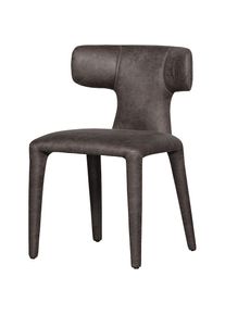 Woood, Esszimmerstuhl (), grau, B/H/T: 78 cm, grau