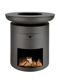 Buschbeck, Holzkohlegrill &raquo;Grills&auml;ule Sioux&laquo; BxH: 80x88cm, schwarz,
