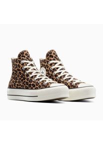 Converse, Damen, Sneaker &raquo;CHUCK TAYLOR ALL STAR LIFT&laquo; Leo-Print, INCENSED/TOTALLY FUDGED/EGRET, 42, Leichter Sneaker von Converse mit Schn&uuml;rung